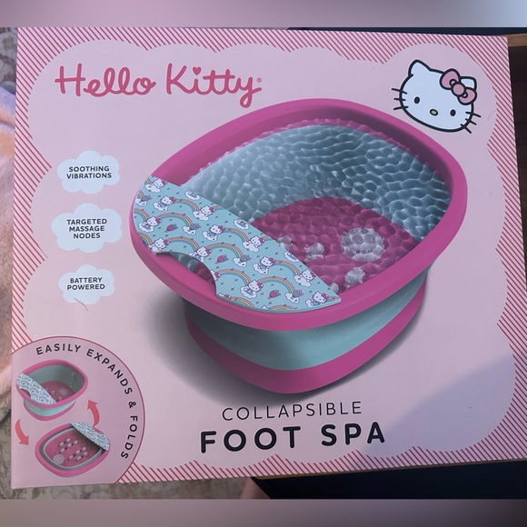 Hello Kitty Other - Hello Kitty Pink and White Kids Foot Spa